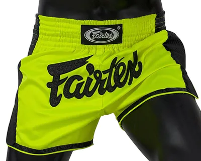 Produktbild von Fairtex Muay Thai Short BS1706 Neon Satin, M