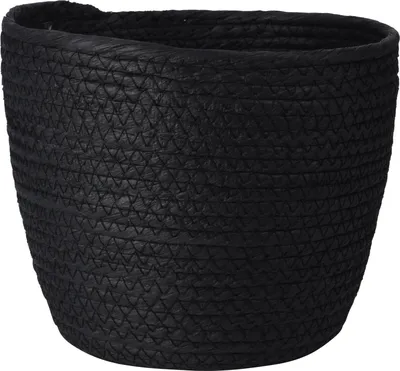 Image de Panier de rangement Nero 17×15 cm - petit, noir