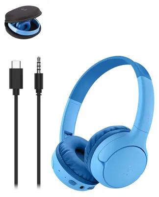Obrázek produktu pro Bezdrátová sluchátka SoundForm Mini 2 pro děti, modrá barva, sluchátka na uši s Bluetooth