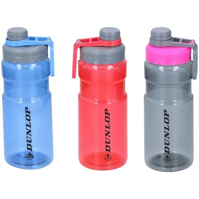 Image de gourde 1,1 litre polyéthylène 24,5 cm gris/rose