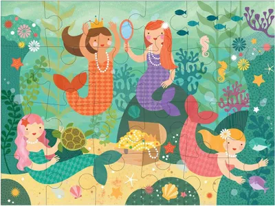 Produktbild von Mermaid Friends Floor Puzzle