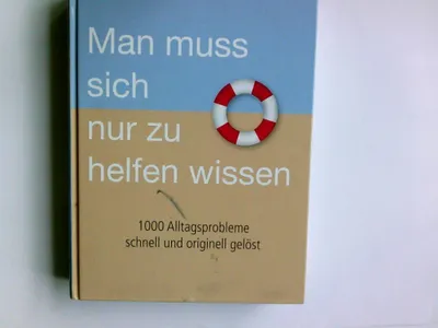 Produktbild von Man muß sich nur zu helfen wissen