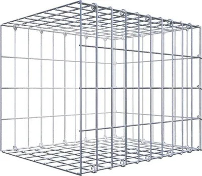 Produktbild von Anbaugabione Typ 2 50 cm x 40 cm x 40 cm, Maschenweite 5 cm x 10 cm, C-Ring