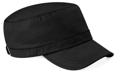Image de Beechfield - Casquette militaire pour hommes/femmes Unie FK1500 (taille unique) (noir)