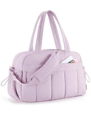 Produktbild von Reisetasche Damen 24L, Sporttasche Weekender Tasche, Wasserabweisend, Handgepäck Tasche, Gym Bag, Kliniktasche Geburtstasche mit PVC Nassfach