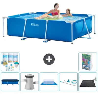 Immagine prodotto di Piscina fuori terra rettangolare - 220x150x60 cm - 8 pezzi - Modello S21101