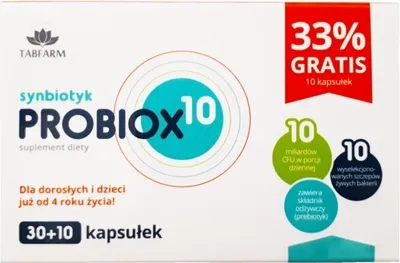 Produktbild von Virde Synbiotic Probiox10 40 K 9 Stämme