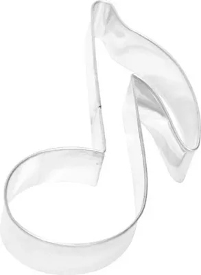 Image de Birkmann Emporte-pièce pour biscuits Note, emporte-pièce, moule à biscuits, biscuits, fer blanc, 10 cm, 122956
