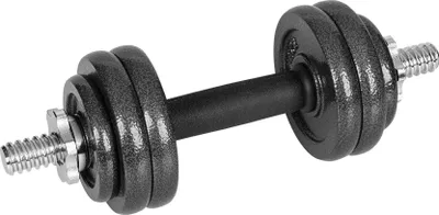 Produktbild von Verstellbare Gusseisenhanteln im Koffer mit Hantelstange, Set 15 kg Rebel, robust