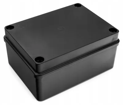 Zdjęcie produktu dla Puszka natynkowa hermetyczna czarna IP65 150 x 110 x 70mm bez dławic S-BOX 316C