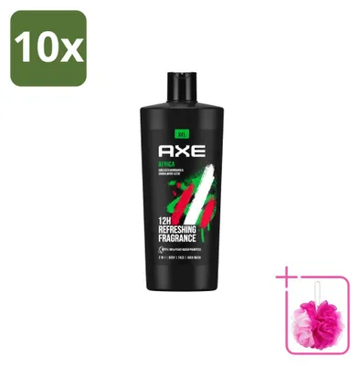 Obrázek produktu pro 10 kusů sprchového gelu AXE Africa - 700 ml - balení