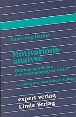 Produktbild von Herber, H: Motivationsanalyse