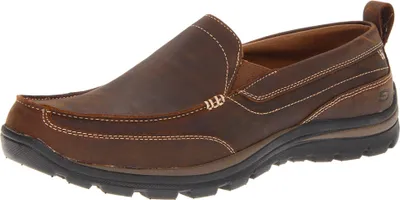 Produktbild von Skechers Herren-Slipper mit lockerer Passform, Dunkelbraun, 46 EU