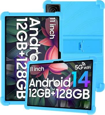 Obrázek produktu pro Tableta Pouzdro pro Doogee T30S 11,0", nárazuvzdorné měkké silikonové ochranné pouzdro se stojánkem Světle modrá