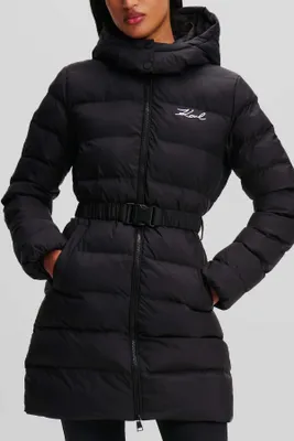 Produktbild von KARL LAGERFELD JEANS LIGHTWEIGHT LONG PUFFER Schwarz