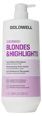 Image de Goldwell Dualsenses Blonde & Highlights Anti-Yellow Shampoo 1000ml, Image générée par une IA