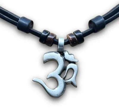 Produktbild von HANA LIMA | Surferkette Om Symbol Buddha Halskette Herren Damen Kette