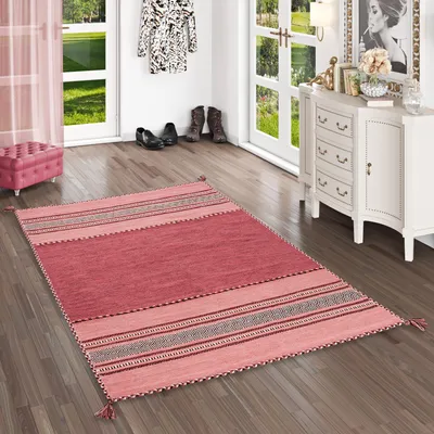 Zdjęcie produktu dla Dywan naturalny Kelim Navarro Rosa, wymiary: 200 x 300 cm