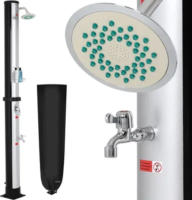 Image de Monzana Douche de jardin solaire 35 L Douche solaire Douche Camping Piscine Plage Spa Sauna