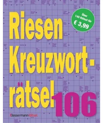 Produktbild von Riesen-Kreuzworträtsel 106 (5 Exemplare à 3,99 EUR)