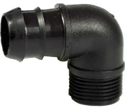 Obrázok produktu pre ZÁVITOVANÉ KOLENO S VÝSTUPNÝM ZÁVITOM, NÍZKOTLAKOVÉ, Ø 16 mm x 3/4"