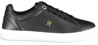 Produktbild von Moderner Damen-Sportschuh in Schwarz mit Kontrastdetails und Logo