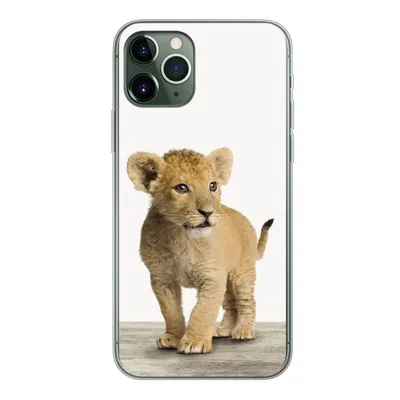 Produktbild von MuchoWow® Handyhülle Schutzhülle Hülle für iPhone 11 Pro Löwe - Junge - Kinder - Jungen - Tiere - Mädchen Silikon Softcase Handy Hülle - Handy
