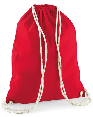 Produktbild von Westford Mill W110 | Baumwoll Gymsac / Turnbeutel | 37 x 46 cm - Farbe: Classic Red - Größe: 37 x 46 cm