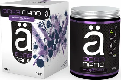 Produktbild von NanoSupps BCAA nano (420g) Wild Berry Smash - Aminosäuren - BCAA