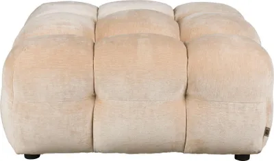 Produktbild von Dutchbone Hackman Sitzhocker Samt Beige
