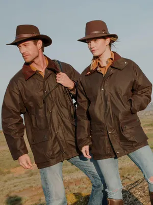 Produktbild von Scippis Basic Wachsmantel – Wasserabweisende Outdoorjacke für Herren und Damen