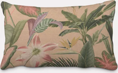 Produktbild von SCHÖNER LEBEN. Kissenhülle Outdoor Romantic Botanic Exotik Blumen bei Größe 60x80cm (HxB) 60x80cm (HxB) Größe