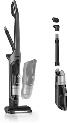 Imagen del producto de Bosch Serie 4 BHH4GN28, aspiradora de mano, 79 dB, gris, 0,4 litros, con batería, 60 minutos de autonomía