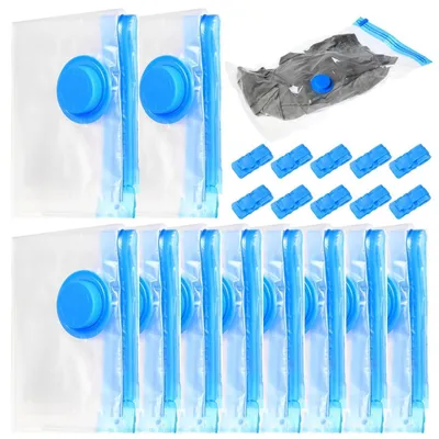 Produktbild von Vakuumbeutel für Kleidung Reise 10 Stück 30 x 50 cm