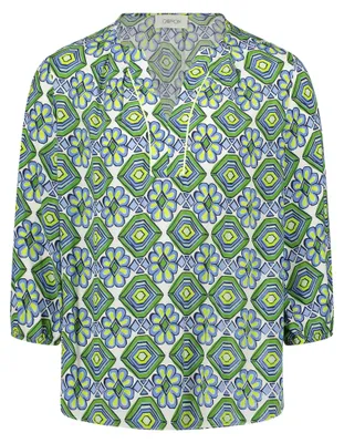 Produktbild von Cartoon Bluse Kurz 3/4 Arm 5880 Green/Blue 40
