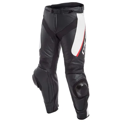 Produktbild von Dainese Delta 3 Motorrad Lederhose (Black/White/Red,56)