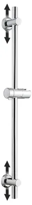 Produktbild von Görbach Duschset Edelstahl Duschstange mit Duschkopfhalterung, 70 cm, Chrom