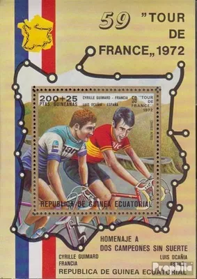 Produktbild von Briefmarken Äquatorialguinea 1973 Mi Block72 (kompl.Ausg.) postfrisch Tour de France