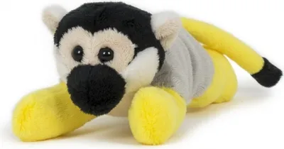 Produktbild von Plüschtier Totenkopfäffchen, 15 cm, Pettie, Stofftier Kuscheltier Affe Wildtier