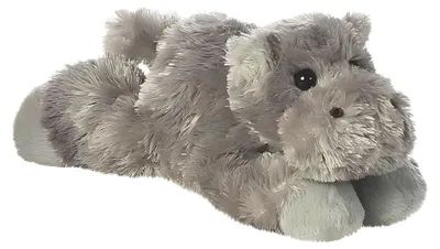 Produktbild von Aurora Mini Flopsies Howie Hippo Grau 20 cm