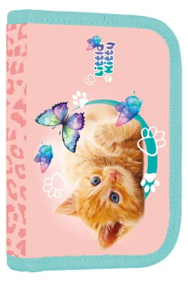 Produktbild von Oxybag Federmäppchen, 1 Fach, 2 Klappen, leer, Katze
