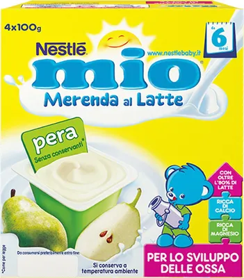 Produktbild von 3x NESTLÉ MIO Milchsnack mit Birne, 4 x 100g+ Italian Gourmet polpa 400g
