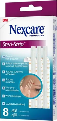 Immagine prodotto di Nexcare™ R150C Klammerpflaster Steri-Strip R150C weiß, 8 St.