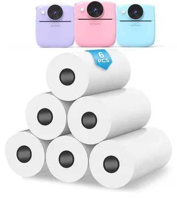 Obrázok produktu pre 6 roliek termopapíru pre detské fotoaparáty, 5,7 cm x 3,0 cm