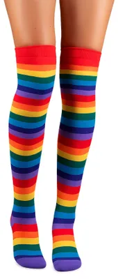 Produktbild von Overknees Kniestrümpfe "Ringelstrümpfe" - 414110 | Bunt gestreift
