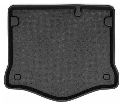 Zdjęcie produktu dla Mata do bagażnika do Ford Focus MK2 2005-2011 (hatchback, koło dojazdowe) – czarne, dopasowane