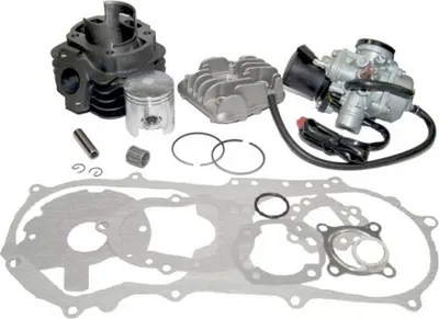 Produktbild von 70ccm Sport Racing Zylinder KIT + VERGASER 17,5 Set für Sachs SPEEDJET R RS 2 50 Zylinderkit Zylinderkit