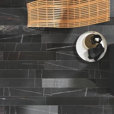 Zdjęcie produktu dla CASA39 Płytki imitujące marmur, czarne, 20 x 120 cm, Italgraniti Marble Experience
