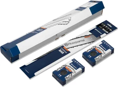 Produktbild von Satz Führungsschiene + 2 Ketten Husqvarna 325 1.5 64 Glieder S35G X-Force