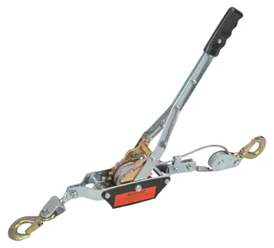 Produktbild von Handwinde (Flaschenzug) mit Stahlseil, Tragfähigkeit 2 t (2 Tonnen)